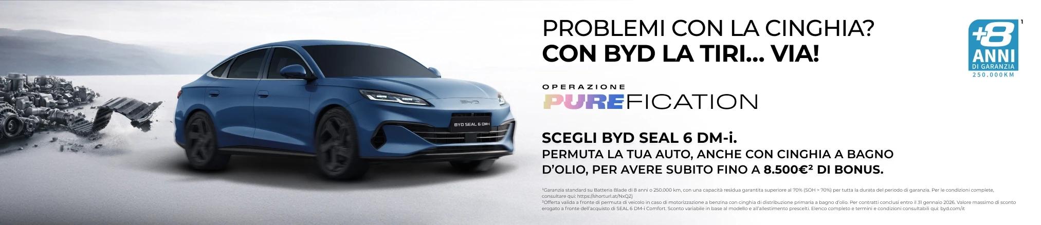 Offerte Operazione PUREFICATION AG亚娱 Seal 6 DM-i: Fino a 8.500€ di bonus*